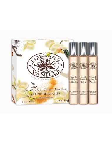 Coffret découverte 3 x 15 ml Eau de Toilette - Vanille des origines